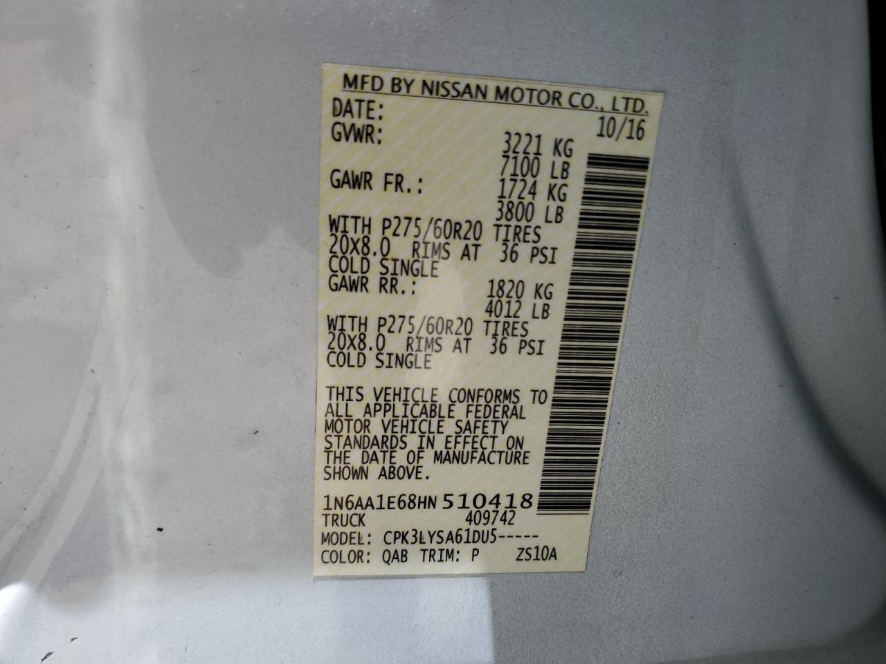 Nissan Titan Sv Image 10