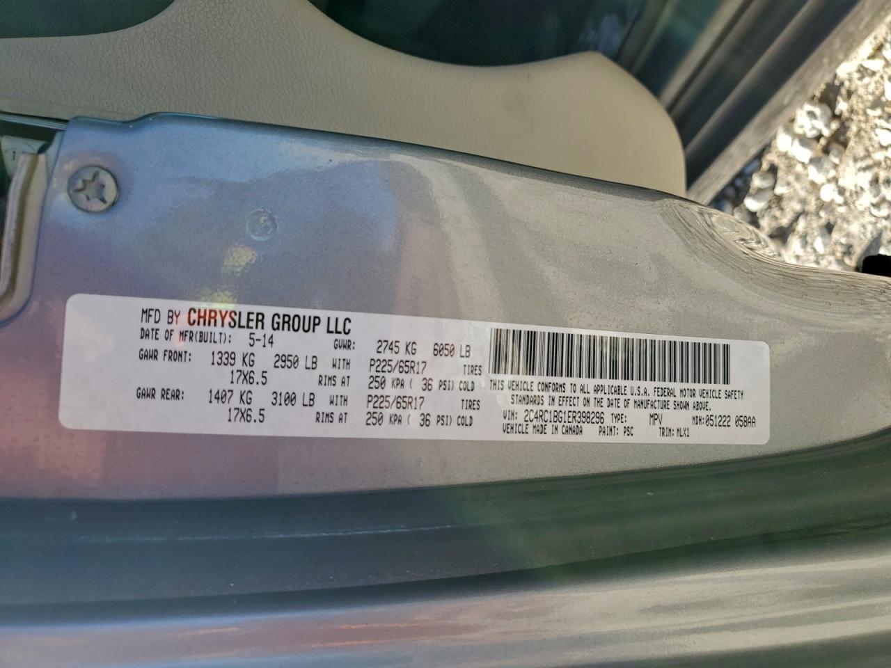 Chrysler Minivan Touring Image 13