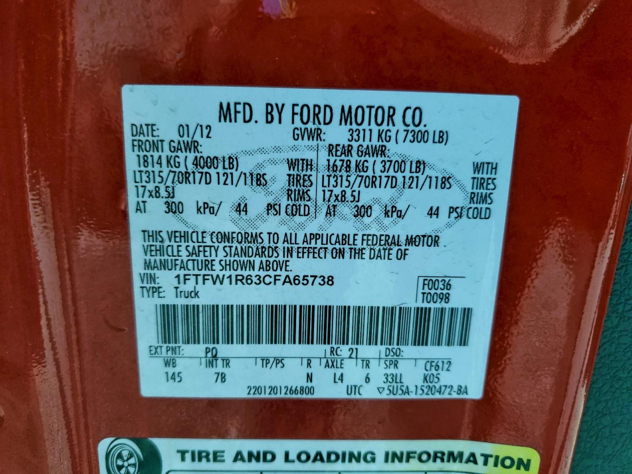 Ford F-150 Svt Raptor Image 11