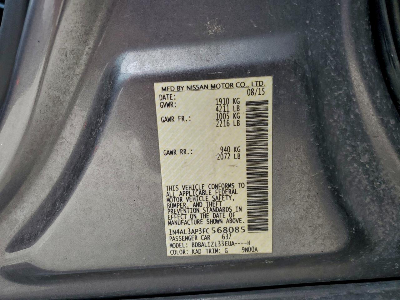 Nissan Altima 2.5 Image 12