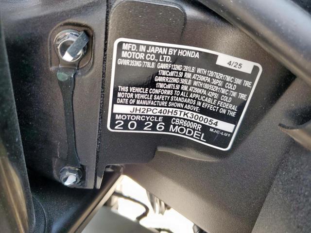 Honda Cbr Cycle Rr Image 4